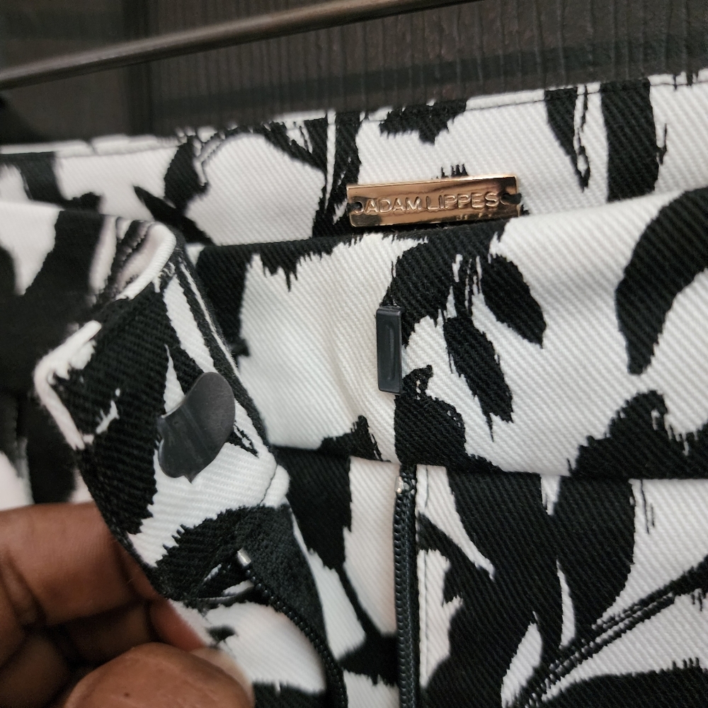 Adam Lippes Printed Cotton-Blend Straight Leg Flared Pants Work Wear Quit Luxury - Picture 5 of 16